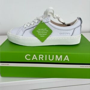 Cariuma OCA Low White Premium Leather Sneaker